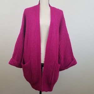 Zara Knit Wool Blend Cardigan Sweater Size S